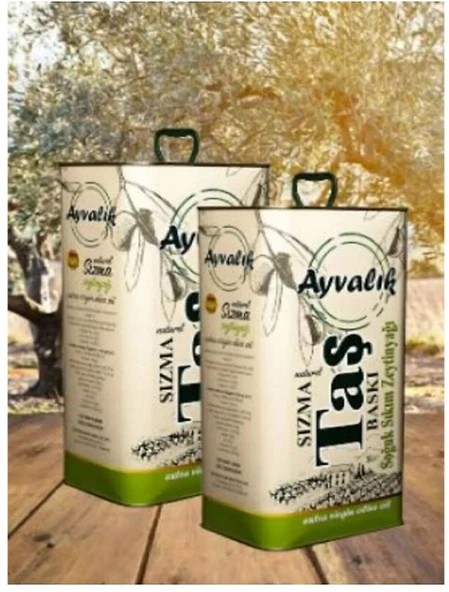AYVALIK Natürel Soğuk Sıkım Sızma 2x5L Zeytinyağı ürün görseli 1
