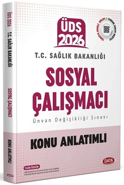 Data 2026 GYS ÜDS Sağlık Bakanlığı Sosyal Çalışmacı Konu Anlatımlı Görevde Yükselme Ünvan Değişikliği Data Yayınları ürün görseli 1