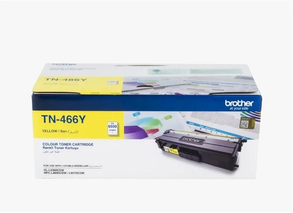 Brother TN-466Y 6.500 Sayfa Yellow SarıToner HL-8360 MFC-8690 ürün görseli 1