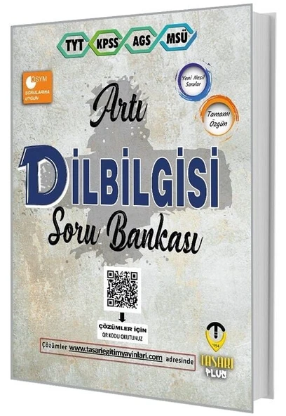 Tasarı TYT KPSS MEB-AGS DGS MSÜ Artı Dil Bilgisi Soru Bankası Çözümlü Tasarı Yayınları ürün görseli 1
