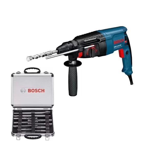 Bosch Professional GBH 2-26 DRE Kırıcı Delici ve Bosch Professional Accessories 11 parça SDS-Plus Karışık Darbeli Matkap ve Keski Seti ürün görseli 1