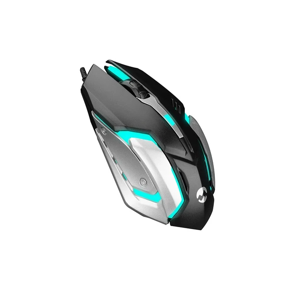 USB KABLOLU - OYUNCU MOUSE - FARE RGB IŞIKLI 3D - 1200DPI MOUSE 1.5MT KABLO (5433) ürün görseli 1