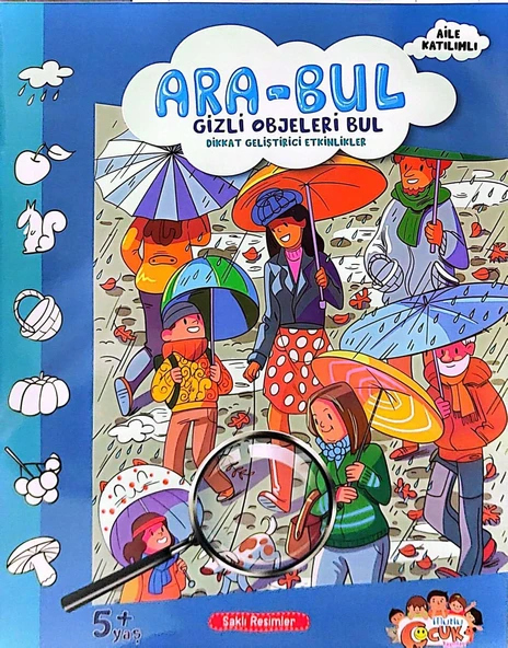 Dikkat Geliştirici Etkinlikler - Gizli Objeleri Bul 5+ Yaş ürün görseli 1