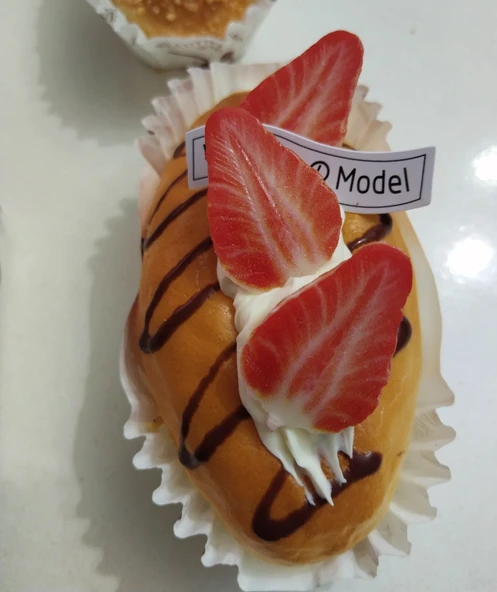 Gerçekçi Görünümlü Mini Meyveli Kek ve Pasta Magnet - Mutfak Dekoru Lüks Magnet ( 1 adet ) ürün görseli 1