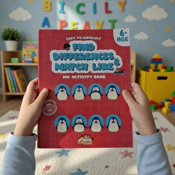 Mutlu Çocuk Yayınları Find Differences & Match Like ürün görseli 1