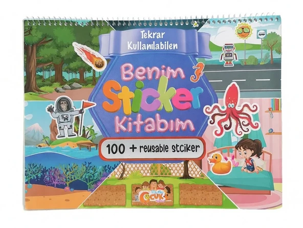 Mutlu Çocuk Benim Tükenmeyen Sticker Kitabım ürün görseli 1