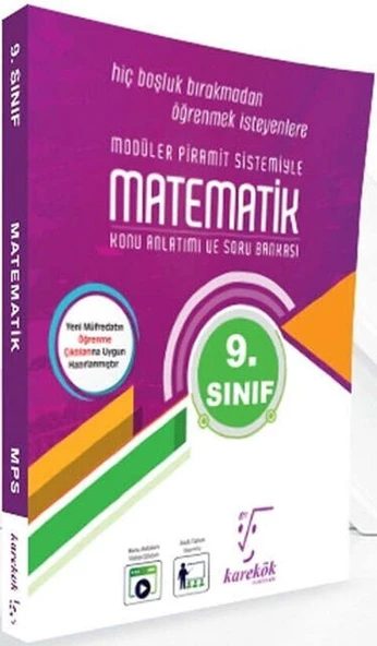 9. Sınıf Matematik MPS Konu Anlatımı ve Soru Bankası Karekök Yayınları ürün görseli 1