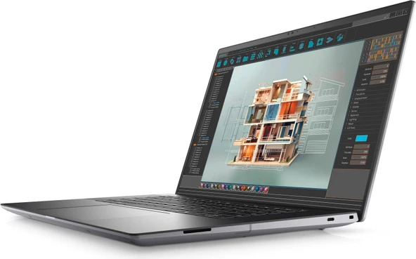Dell Precision M5690 Intel Core Ultra 7 155H 16GB 512GB SSD 6GB RTX A1000 16" FHD W11 Pro XCTOP5690EMEA-VP-1 ürün görseli 1