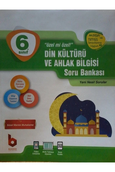 Basamak 6.Sınıf Din Kültürü Ahlak Bilgisi Soru Bankası ürün görseli 1