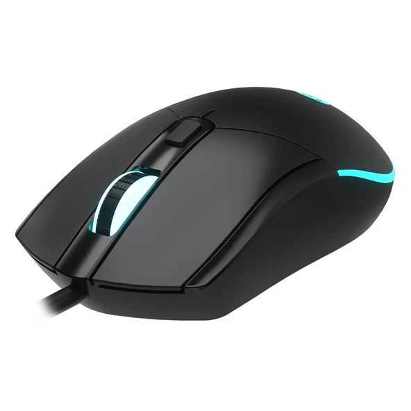 Lenovo Lecoo MS120 2400 DPI RGB Aydınlatmalı Kablolu Gaming Mouse ürün görseli 1
