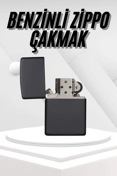Hediyelik Zarif  Siyah Benzinli Çakmak ürün görseli 1