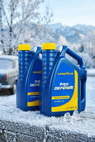 Goodyear -56°C Pro Defense Kırmızı Organik 2'Lİ SET Antifriz  3 Lt (2 x 3 Litre) ürün görseli 1