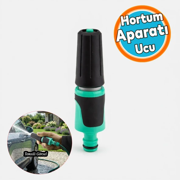 Hortum Ucu Ayarlanabilir Fıskiye Araba Yıkama Bahçe Sulama Temizleme Sprey Tabancası Fişkiye ürün görseli 1