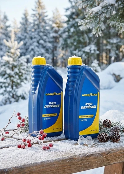 GOODYEAR -56 °C KIRMIZI ORGANİK 2'Lİ SET ANTİFRİZ  1 LT (2 x 1 Litre) ürün görseli 1