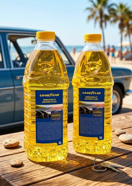GOODYEAR YAZLIK 2'Lİ SET CAM SUYU 3 LT (2 x 3 Litre) ürün görseli 1