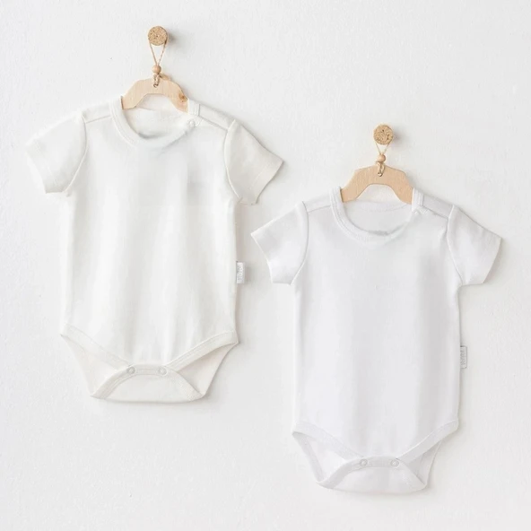 AC25211 Short Sleeve 2'Li Basic Body Ekru ürün görseli 1