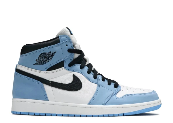 Nike Air Jordan 1 Retro High White University Blue Black ürün görseli 1