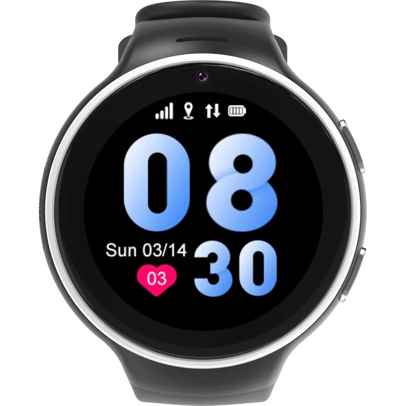TEM BILICRA ROUND KIDS SMART WATCH BLACK ürün görseli 1