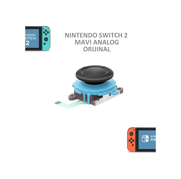 Nintendo Switch 2 NS2 Joystick (Joycon) Analog Stick V2 Mavi ürün görseli 1