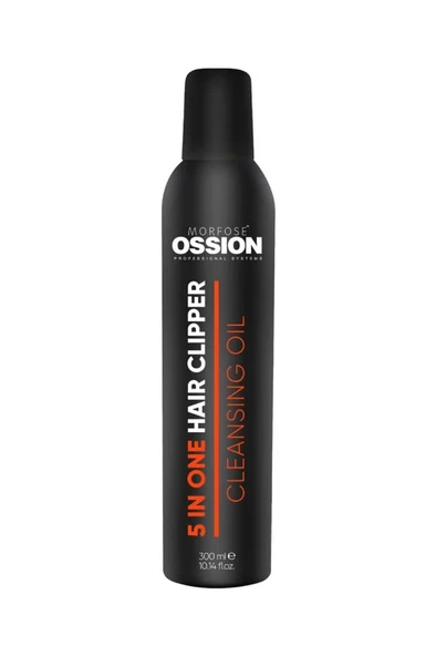 Ossion 5'i 1 Arada Tıraş Makinesi Temizleme Yağı Sprey Dezenfektan 300 Ml ürün görseli 1