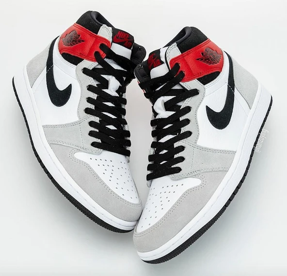 Jordan 1 Retro High Light Smoke Grey - Resim 3