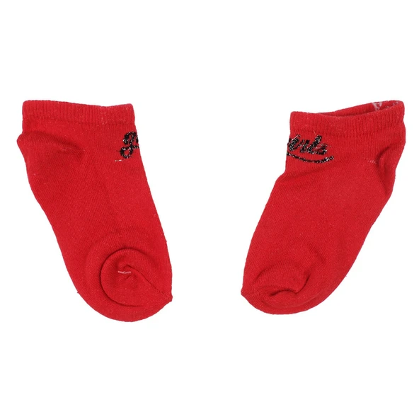 Unisex Kırmızı Soket Çorap - Resim 4