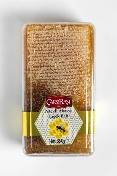 Petekli Akasya Çiçek Balı 850 Gram - Resim 4