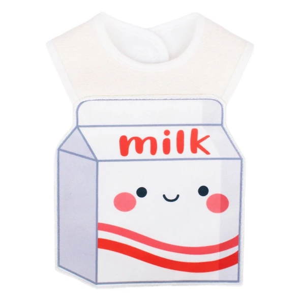 Unisex Milk Süt Desenli Önlük - Resim 5