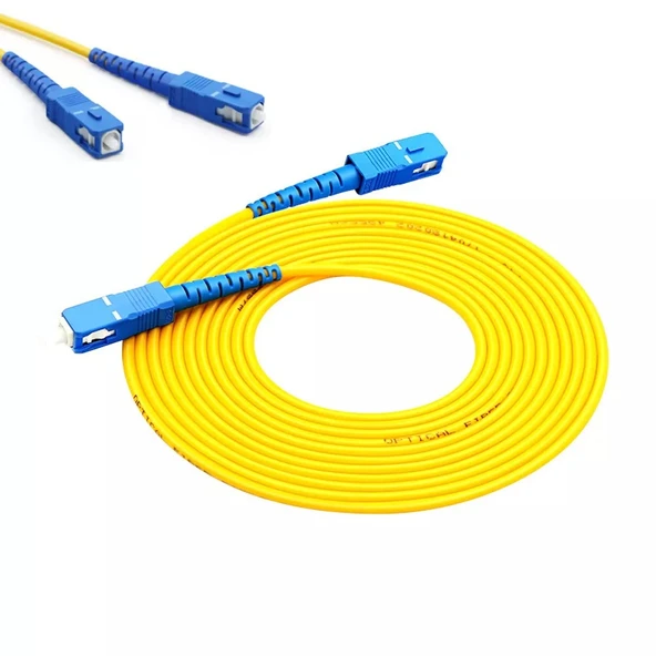 Fiber optik internet kablosu 30 Metre Sc/upc-Sc/upc Singlemode Simplex Lszh Ev ve Ofis Internet bağlantısı Için Uygundur ürün görseli 1