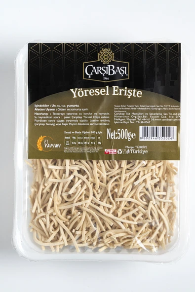Yöresel Erişte 500 Gram ürün görseli 1