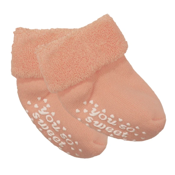 Unisex Somon Kıvrık Sweet Kaydırmaz Taban Havlu Çorap ürün görseli 1