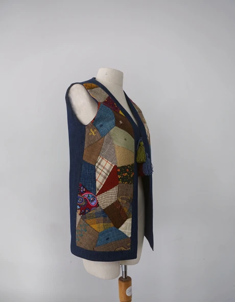 PATCHWORK KADIN YELEK ürün görseli 1