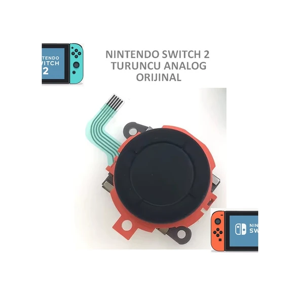 Nintendo Switch 2 NS2 Joystick (Joycon) Analog Stick V2 Turuncu - Resim 2