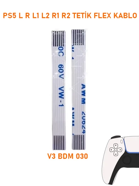 Ps5 V3 Bdm 030 Kollar İle Uyumulu L R L2 R2 Tetik Flex Kablo ürün görseli 1