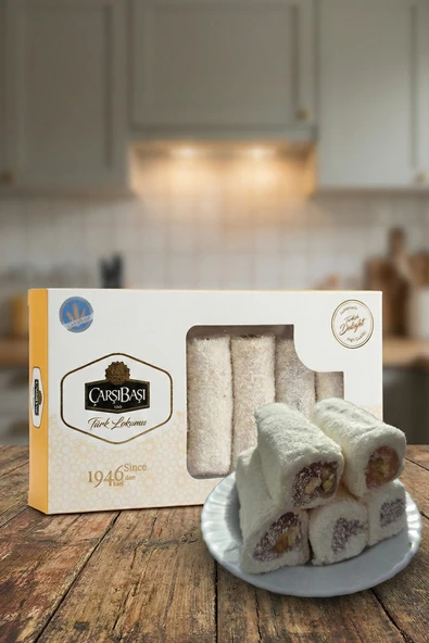 Sütlü Cevizli Ipli Şeker Sucuğu 500 Gram ürün görseli 1