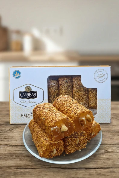 Susamlı Cevizli İpli Şeker Sucuğu 500 Gram ürün görseli 1