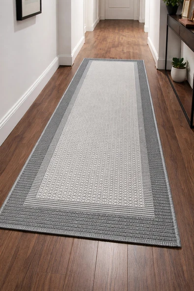 Mess Modern Dekoratif Yumuşak Dokulu Sisal Halı 3945 Gri Antrasit ürün görseli 1