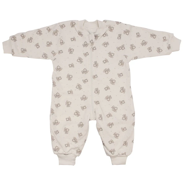 Unisex Ekru Koala Desenli Uyku Tulumu 1.5 Tog Uyku Tulumu ürün görseli 1