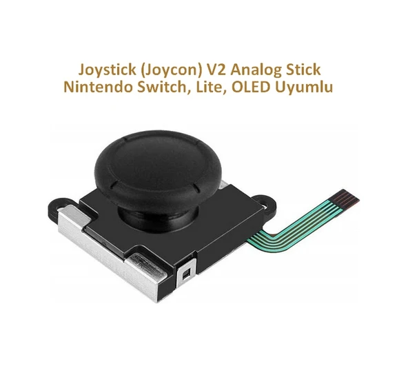Nintendo Switch NS Joystick (Joycon) V2 Analog Stick Siyah ürün görseli 1