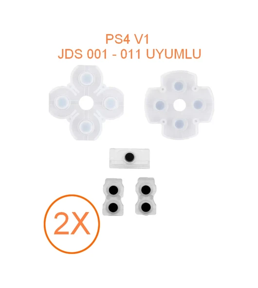 2 TAKIM PS4 V1 JDS 001 011 KOLLAR İLE UYUMLU İÇ LASTİK TAKIMI ürün görseli 1