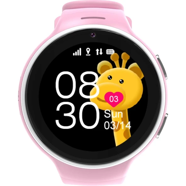 TEM BILICRA ROUND KIDS SMART WATCH PINK ürün görseli 1