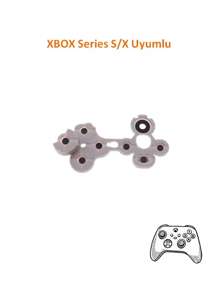 Xbox Series S/X Uyumlu Silikon Buton Ped Takımı ürün görseli 1