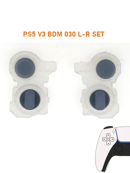 Ps5 V3 Bdm 030 Kollar İle Uyumlu Lr L1l2 R1r2 Lastik Takımı ürün görseli 1