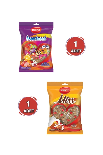 Karışık ve Misbon Sütlü Bayram Şekeri (375 Gr x 2 Adet) ürün görseli 1