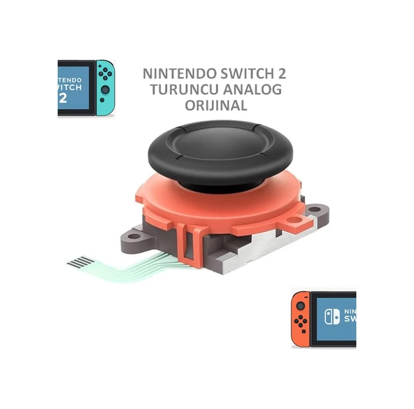 Nintendo Switch 2 NS2 Joystick (Joycon) Analog Stick V2 Turuncu ürün görseli 1