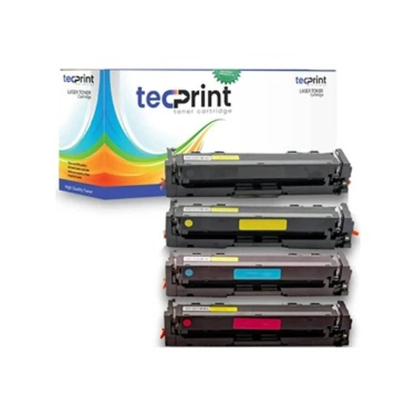 Tecprint Hp W2210/2211/2212/2213 - 207X Yüksek Kapasiteli Muadil Toner 4 Renk Çipsiz Cmyk ürün görseli 1