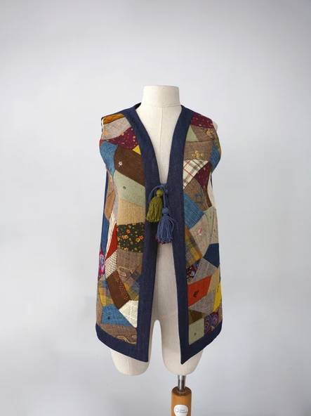 PATCHWORK KADIN YELEK - Resim 2