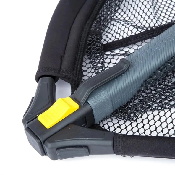 Shimano YASEI Single hand rubber net Foldable - Floating - Resim 4