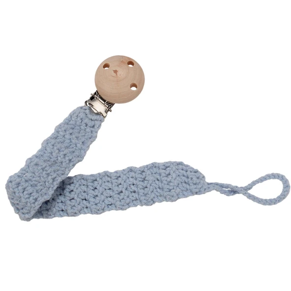 Amigurumi Düz Örgü Emzik Askısı ürün görseli 1