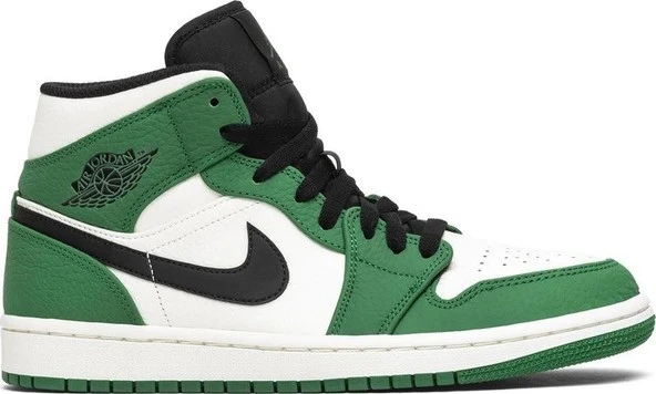 Nike Air Jordan 1 Mid Pine Green Spor Ayakkabı ürün görseli 1